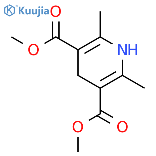 Dimethyl 2,6-Dimethyl-1,4-dihydropyridine-3,5-dicarboxylate structure