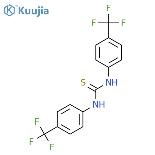 1,3-bis4-(Trifluoromethyl)phenylthiourea structure