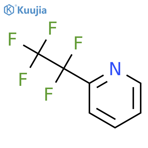 Pyridine,2-(1,1,2,2,2-pentafluoroethyl)- structure