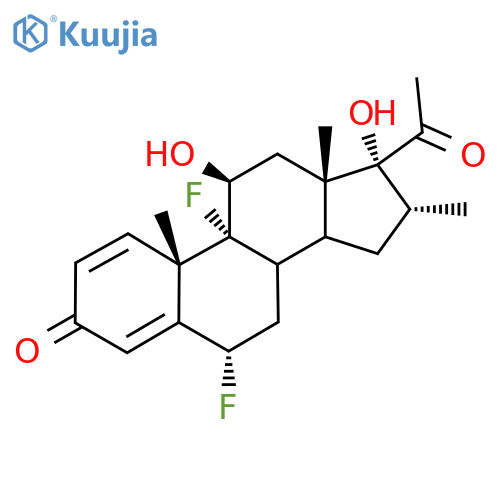 6α,9-Difluoro-11β,17-dihydroxy-16α-methyl-pregna-1,4-diene-3,20-dione structure