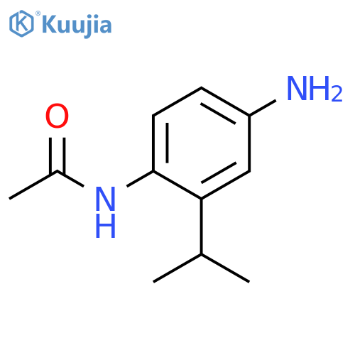 N-4-amino-2-(propan-2-yl)phenylacetamide structure