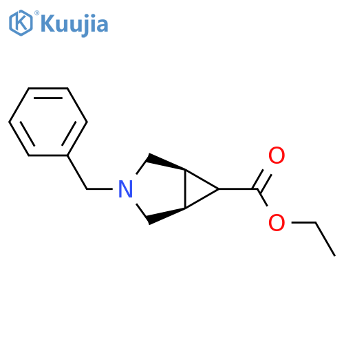 ethyl rel-(1R,5S,6r)-3-benzyl-3-azabicyclo[3.1.0]hexane-6-carboxylate structure