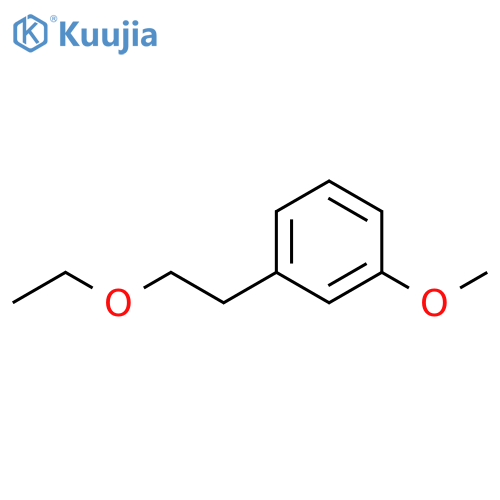 Benzene, 1-(2-ethoxyethyl)-3-methoxy- structure