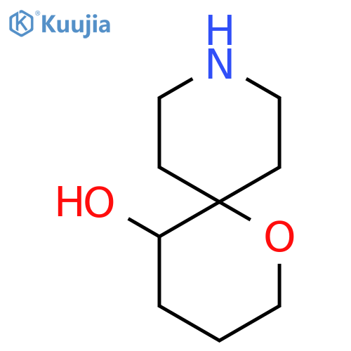 1-Oxa-9-azaspiro[5.5]undecan-5-ol structure