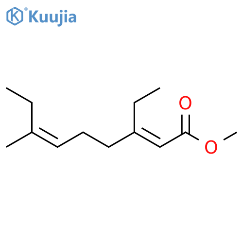 2,6-Nonadienoic acid, 3-ethyl-7-methyl-, methyl ester, (E,Z)- structure