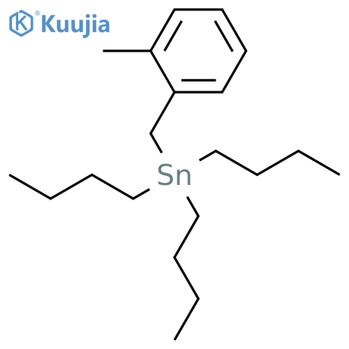 Stannane, tributyl[(2-methylphenyl)methyl]- structure