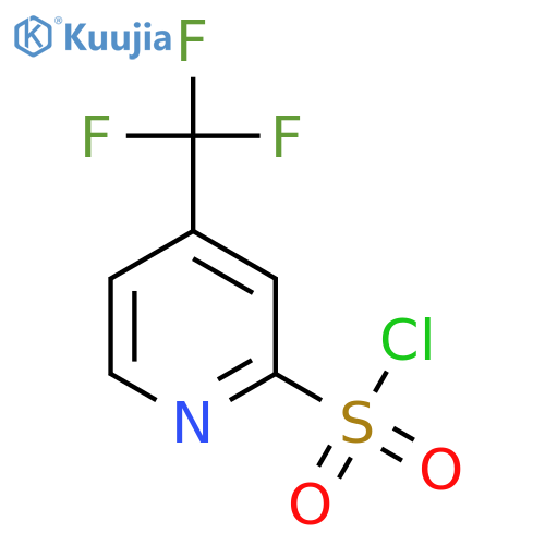 4-(trifluoromethyl)pyridine-2-sulfonyl chloride structure