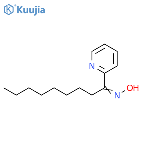 1-Nonanone, 1-(2-pyridinyl)-, oxime structure