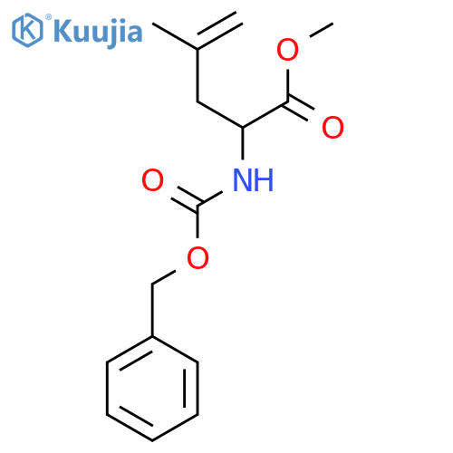 Methyl 2-{[(benzyloxy)carbonyl]amino}-4-methylpent-4-enoate structure