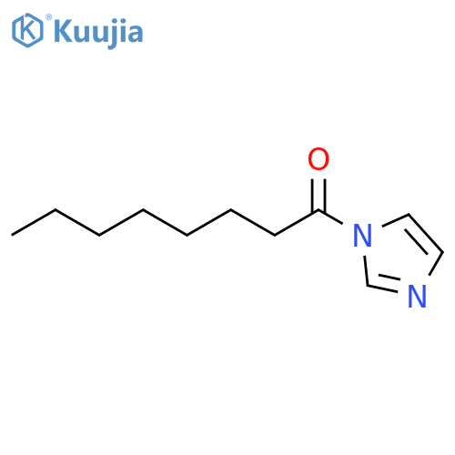 1H-Imidazole, 1-(1-oxooctyl)- structure