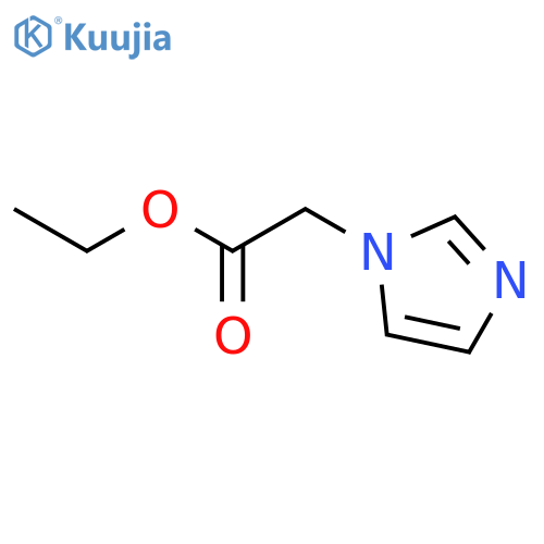 ethyl 2-(1H-imidazol-1-yl)acetate structure