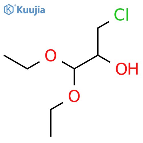 3-chloro-1,1-diethoxypropan-2-ol structure