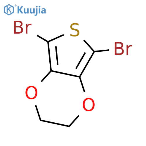 5,7-Dibromo-2,3-dihydrothieno3,4-b-1,4-dioxine structure