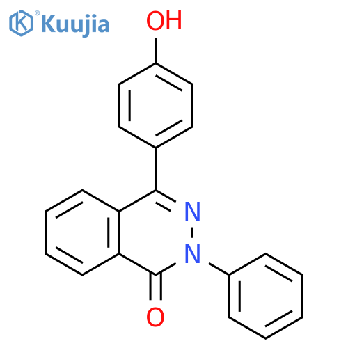 1(2H)-Phthalazinone, 4-(4-hydroxyphenyl)-2-phenyl- structure