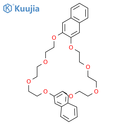 Dinaphth[2,3-b:2',3'-n][1,4,7,10,13,16,19,22]octaoxacyclotetracosin,7,8,10,11,13,14,23,24,26,27,29,30-dodecahydro- structure