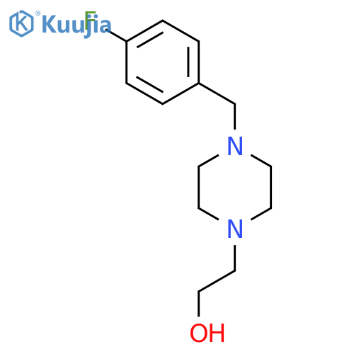 1-(4-Fluorobenzyl)-4-(2-hydroxyethyl)piperazine structure