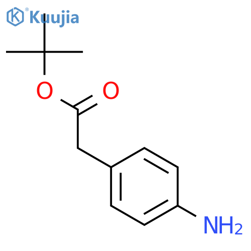 Tert-butyl 2-(4-aminophenyl)acetate structure