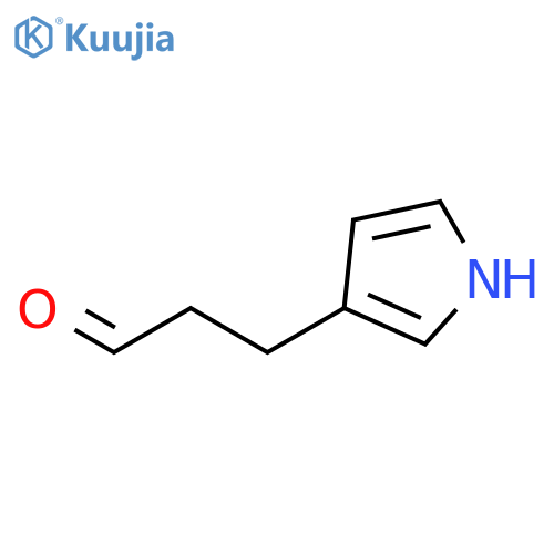3-(1H-pyrrol-3-yl)propanal structure