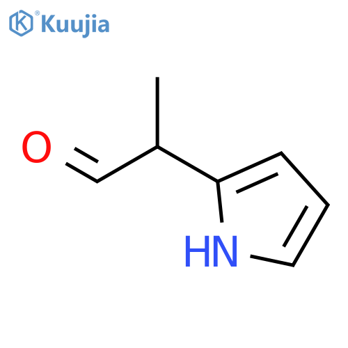 2-(1H-pyrrol-2-yl)propanal structure