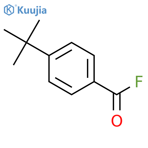 Benzoyl fluoride,4-(1,1-dimethylethyl)- structure