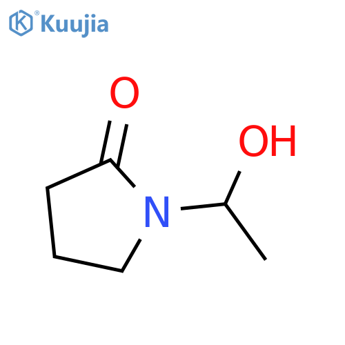 1-(1-hydroxyethyl)-2-Pyrrolidinone structure