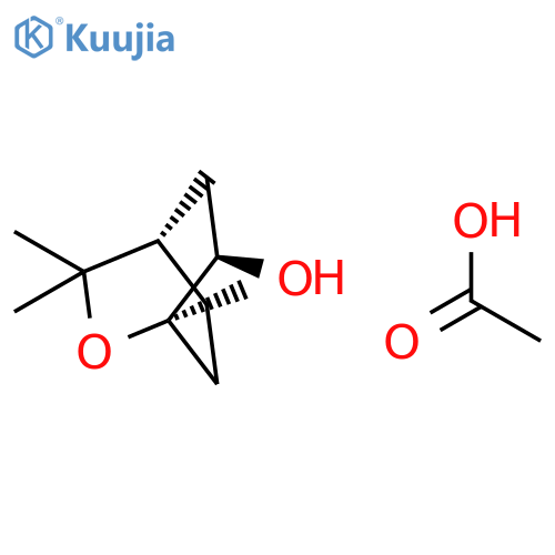 2-Oxabicyclo[2.2.2]octan-6-ol, 1,3,3-trimethyl-, acetate, (1R,4S,6R)-rel- structure