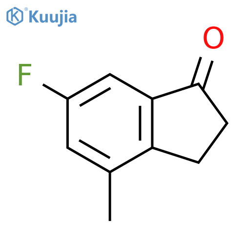 6-Fluoro-4-methyl-2,3-dihydro-1H-inden-1-one structure