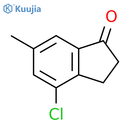 4-Chloro-6-methyl-2,3-dihydro-1H-inden-1-one structure