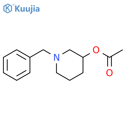 3-Piperidinol, 1-(phenylmethyl)-, 3-acetate structure