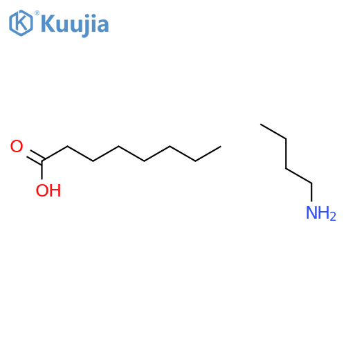 butan-1-amine; octanoic acid structure