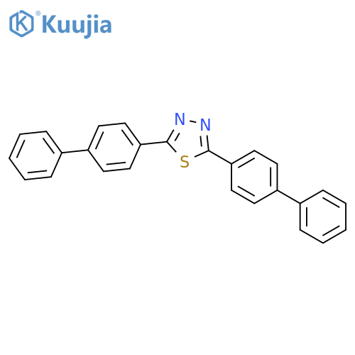 1,3,4-Thiadiazole, 2,5-bis([1,1'-biphenyl]-4-yl)- structure