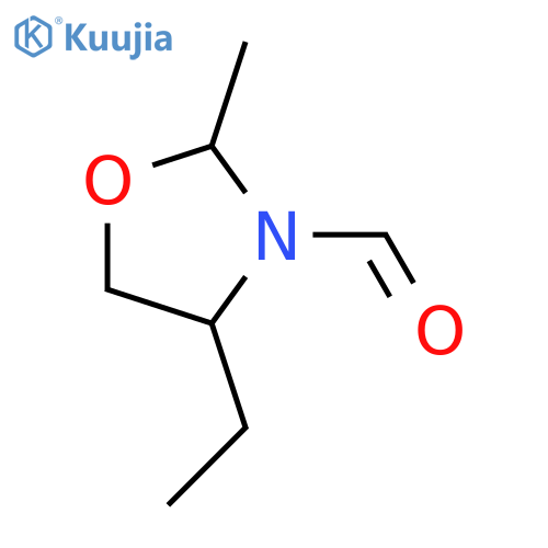 3-Oxazolidinecarboxaldehyde, 4-ethyl-2-methyl- (9CI) structure