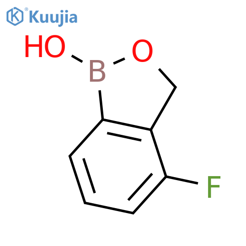 4-Fluoro-1,3-dihydro-1-hydroxy-2,1-benzoxaborole structure