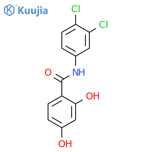 Benzamide, N-(3,4-dichlorophenyl)-2,4-dihydroxy- structure
