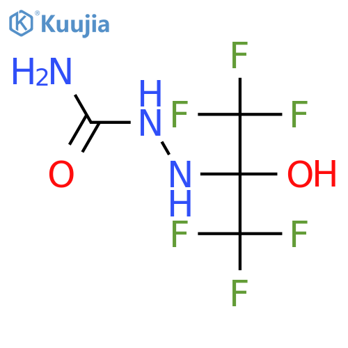 Hydrazinecarboxamide,2-[2,2,2-trifluoro-1-hydroxy-1-(trifluoromethyl)ethyl]- structure