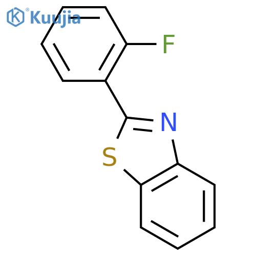 Benzothiazole,2-(2-fluorophenyl)- structure