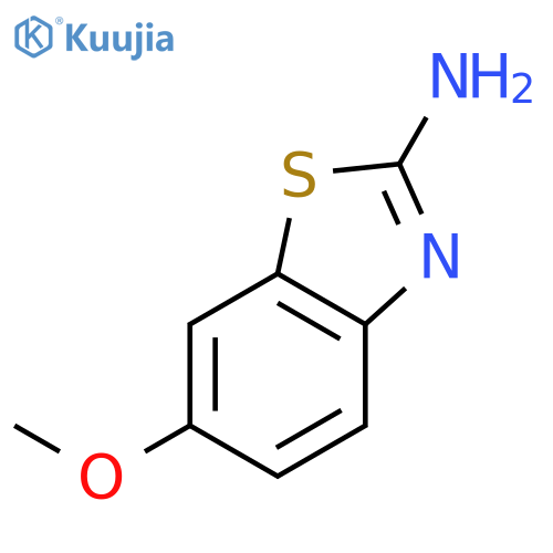 6-methoxy-1,3-benzothiazol-2-amine structure