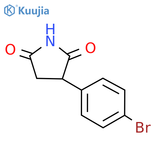 3-(4-bromophenyl)pyrrolidine-2,5-dione structure