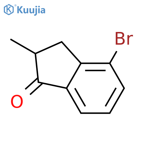 4-Bromo-2-methylindan-1-one structure