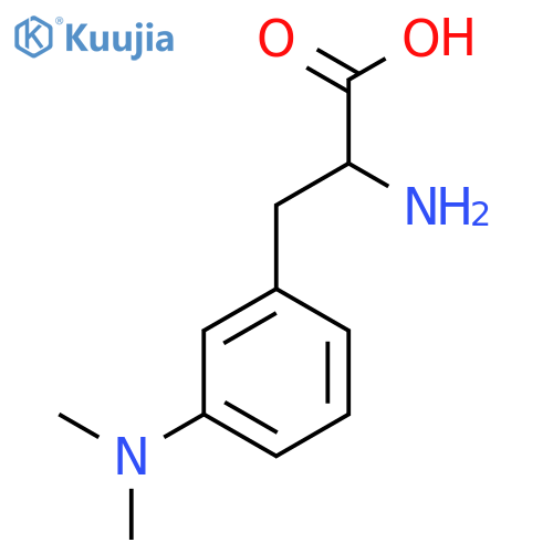 2-amino-3-3-(dimethylamino)phenylpropanoic acid structure