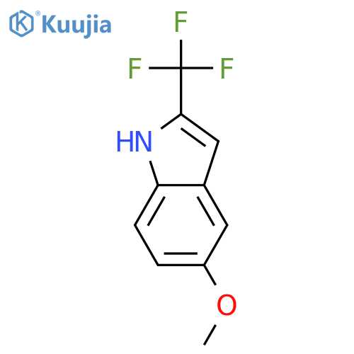 5-Methoxy-2-(trifluoromethyl)-1H-indole structure