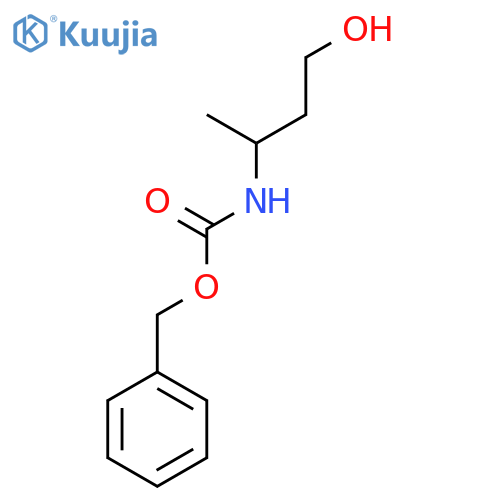 Carbamic acid, (3-hydroxy-1-methylpropyl)-, phenylmethyl ester structure