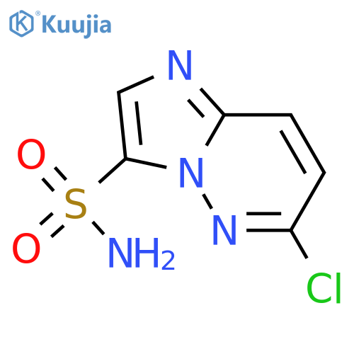 6-chloroimidazo1,2-bpyridazine-3-sulfonamide structure