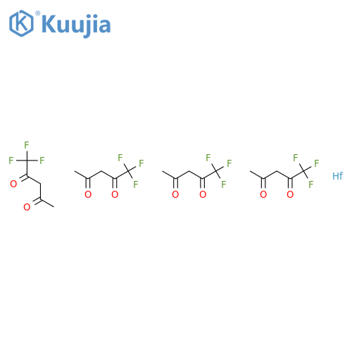 Hafnium trifluoropentanedionate structure