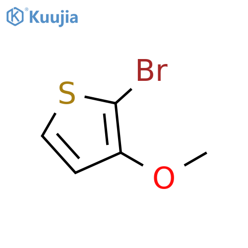 Thiophene, 2-bromo-3-methoxy- structure