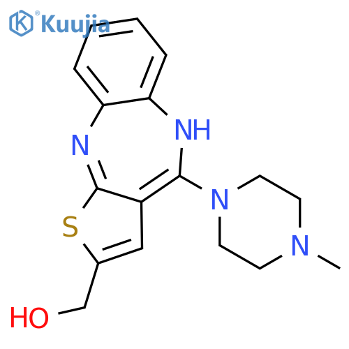 2-Hydroxymethyl Olanzapine structure