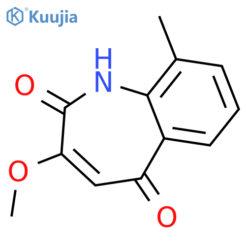 1H-1-Benzazepine-2,5-dione, 3-methoxy-9-methyl- structure