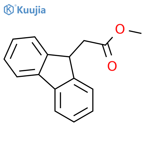 9H-Fluorene-9-aceticacid, methyl ester structure