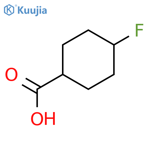 trans-4-fluorocyclohexanecarboxylic acid structure