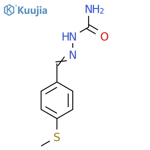 [(4-methylsulfanylphenyl)methylideneamino]urea structure
